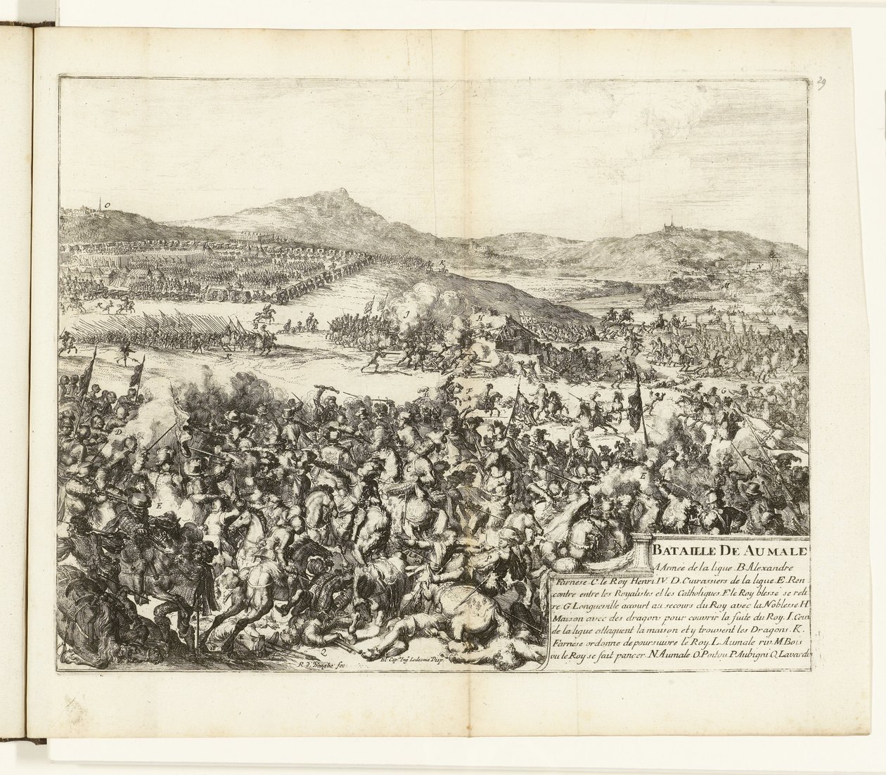 خبث بيج أومالي 1592 معركة أومالي (العنوان على الكائن) حروب فلاندرز (عنوان المسلسل) بواسطة Romeyn de Hooghe