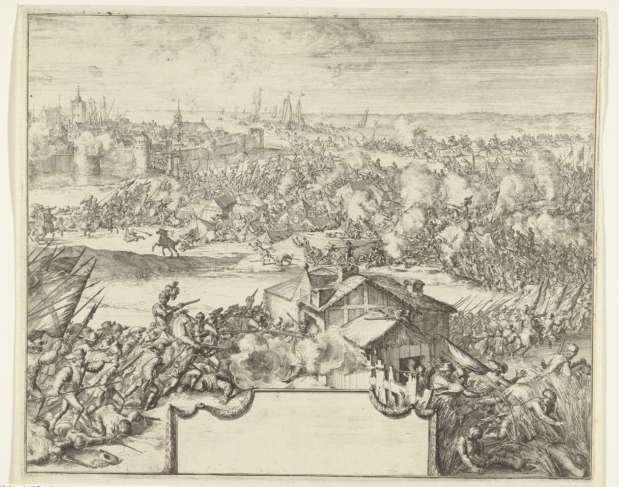 معركة Steenbergen ، 1583 بواسطة Romeyn de Hooghe