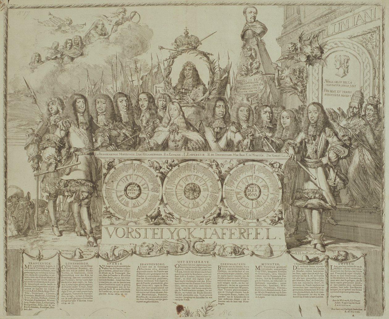 مشهد فورستليك ، ج .1676 بواسطة Romeyn de Hooghe
