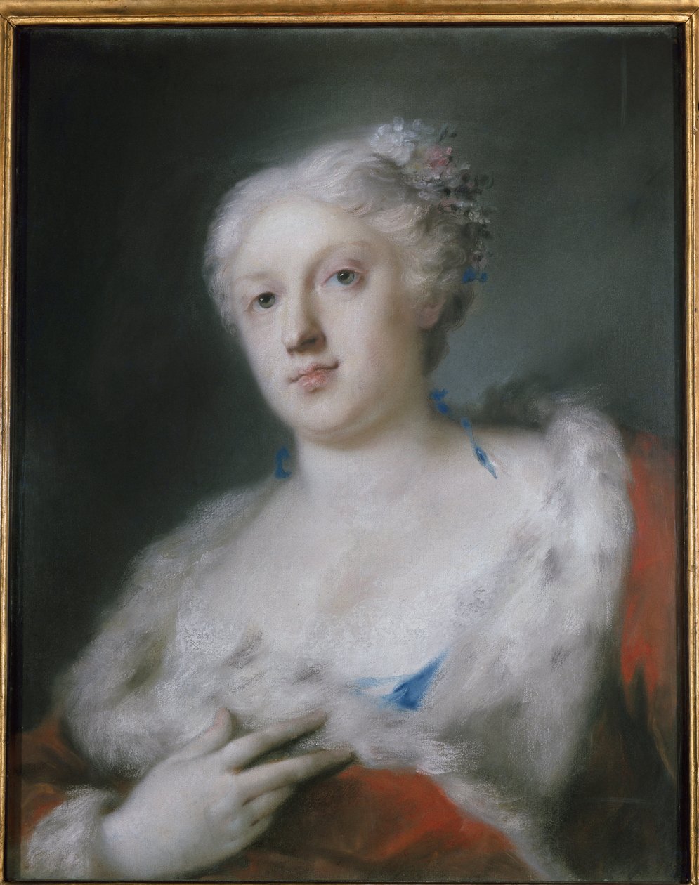 بورتريه ذاتي (بورتريه ذاتي) رسم روزالبا كاريرا (1675-1757) تورينو ، جاليريا سابودا بواسطة روزالبا جيوفانا كاريرا