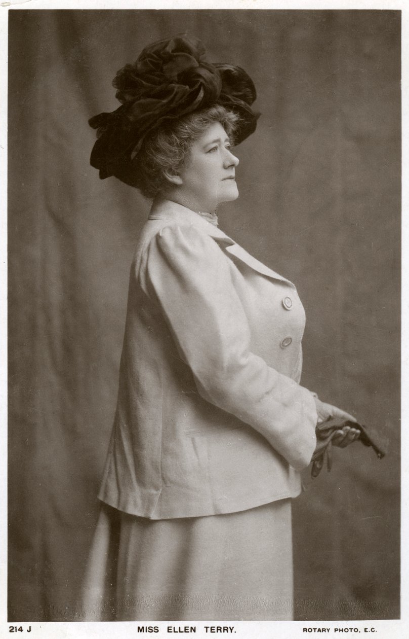 إلين تيري ، الممثلة البريطانية ، c1900s. بواسطة صور الروتاري