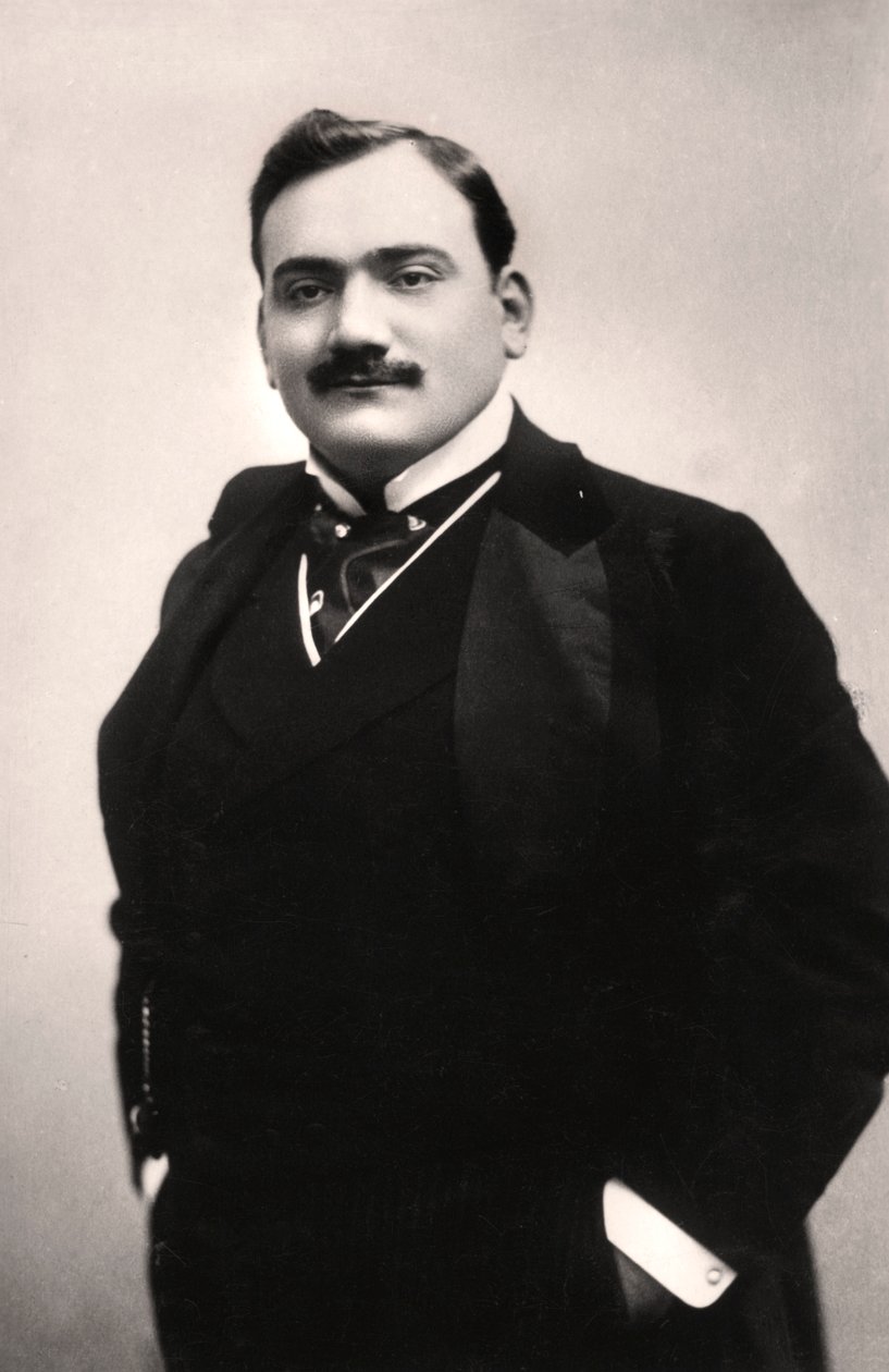 إنريكو كاروسو 1873-1921 ، التينور الإيطالي ، 1907. بواسطة صور الروتاري