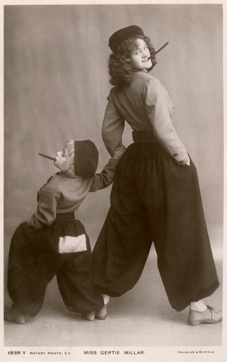 جيرتي ميلار ، الممثلة والمغنية البريطانية ، c1906. بواسطة صور الروتاري