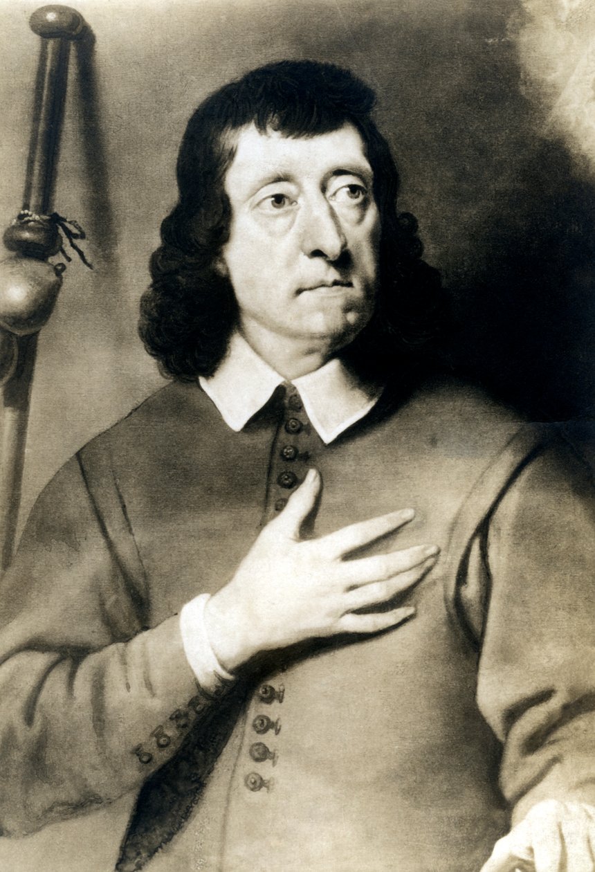 جون ميلتون 1608-1674 ، شاعر إنجليزي ، أوائل القرن العشرين. بواسطة صور الروتاري