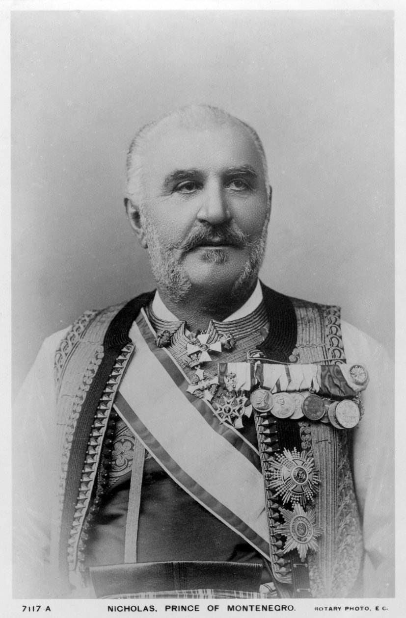 نيكولاس ، أمير الجبل الأسود ، ج 1900. بواسطة صور الروتاري