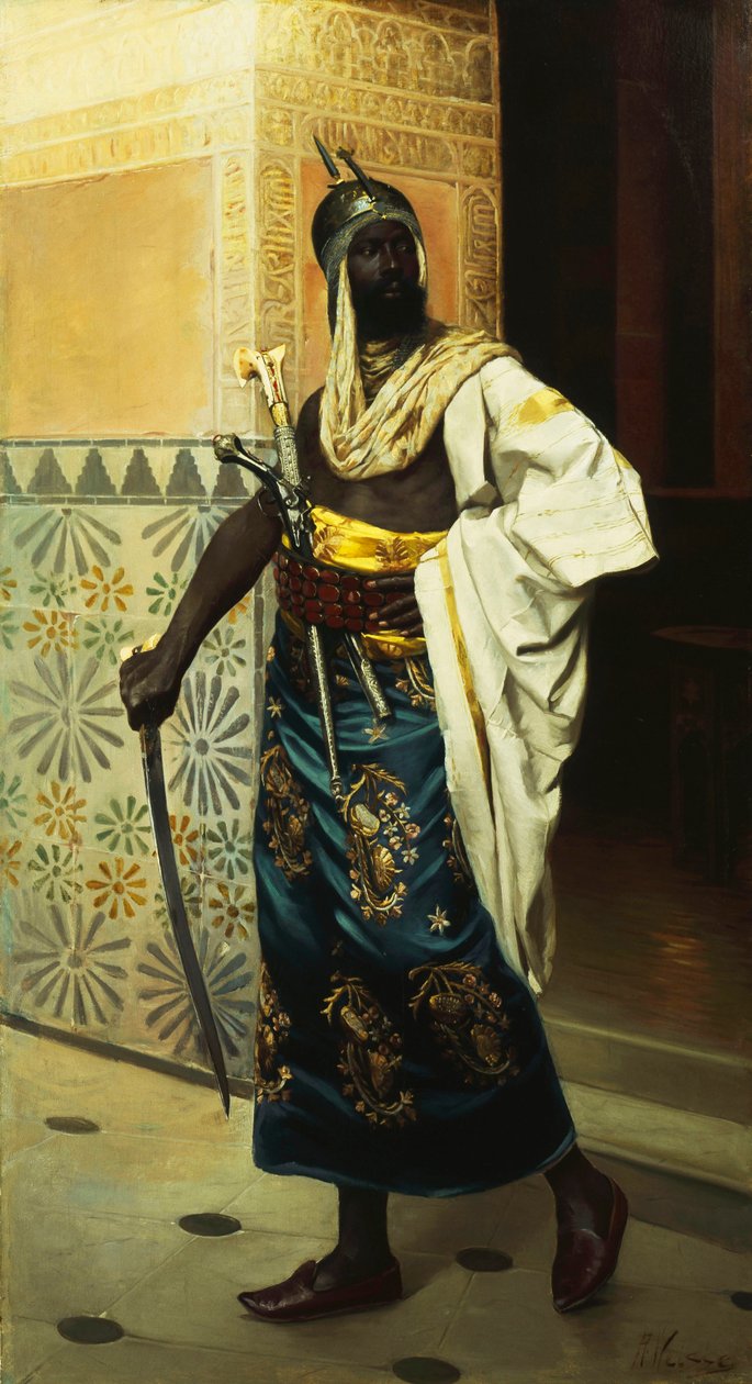 الحرس النوبي (زيت على قماش) بواسطة رودولف وايسي