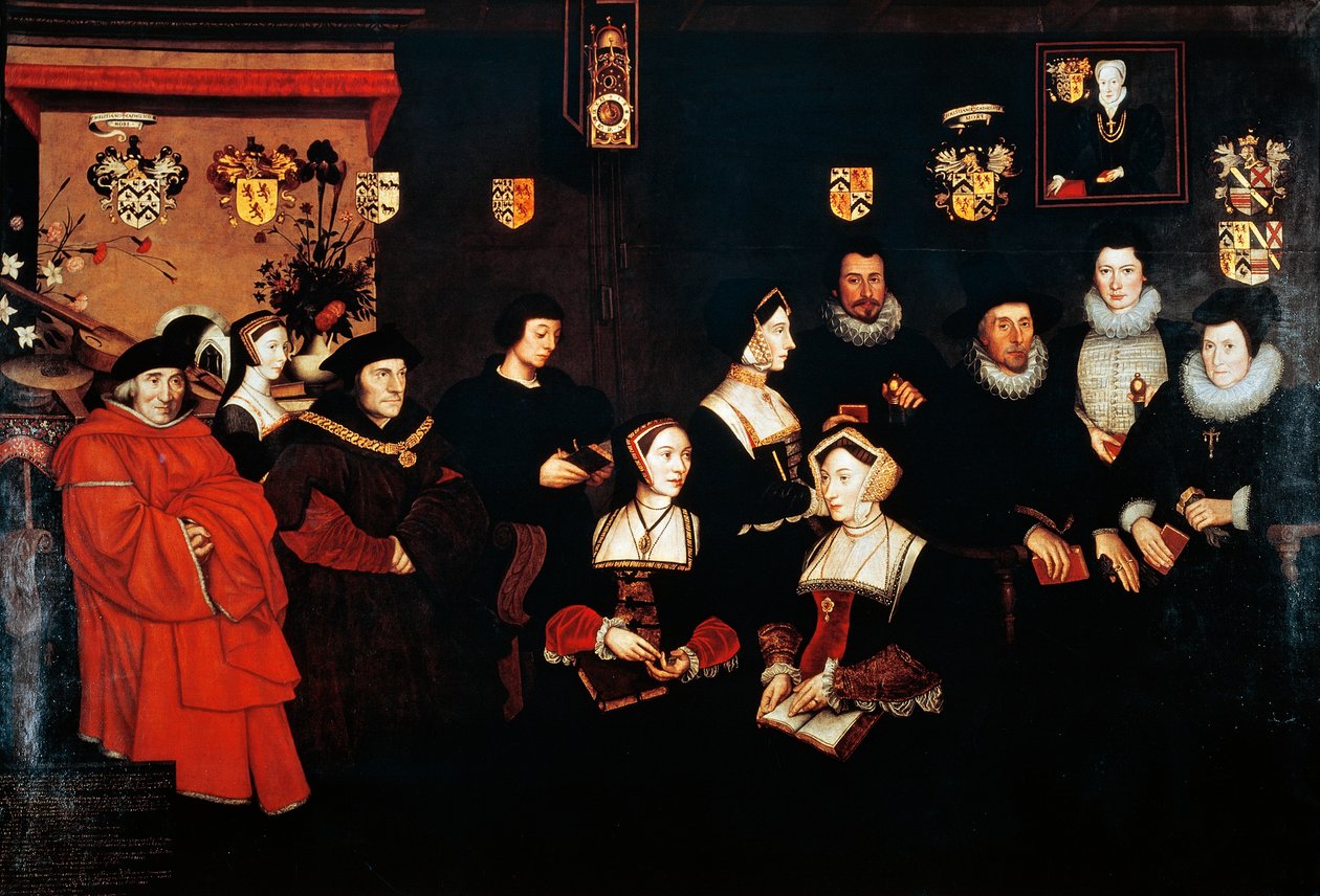 Sir Thomas More, his father, his household and his descendants, circa 1593 بواسطة روكي لوكي