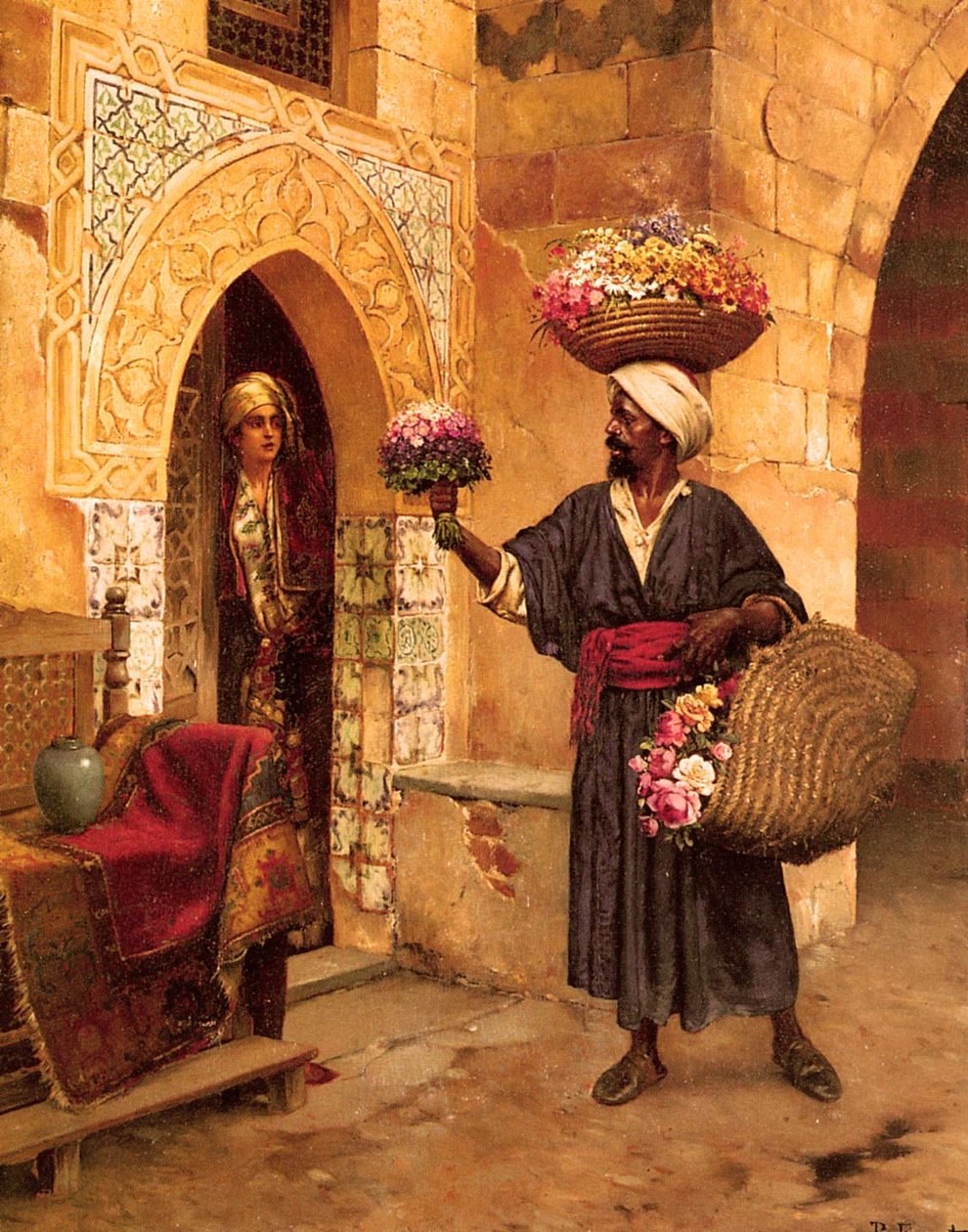 تاجر الزهور بواسطة رودولف إرنست