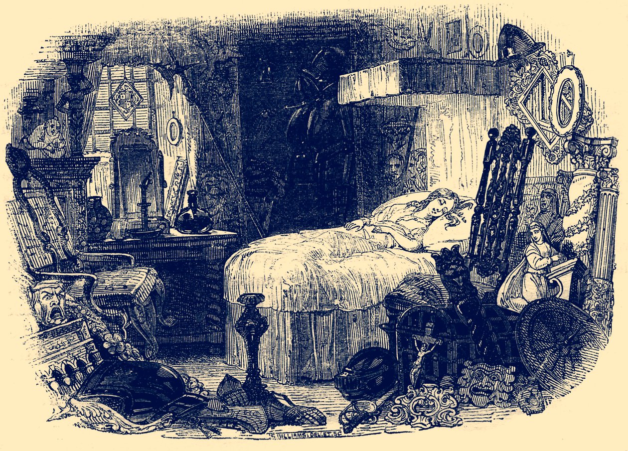 متجر تشارلز ديكنز "The Old Curiosity Shop" بواسطة رودولف ايشستايدت