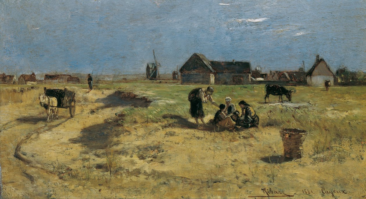 Landschaft aus Cayeux بواسطة رودولف ريبارز