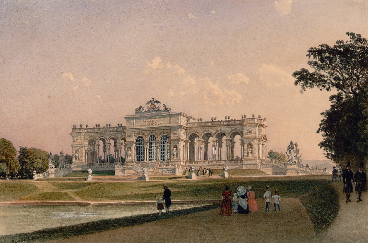 The Gloriette في شوينبرون بواسطة رودولف من البديل