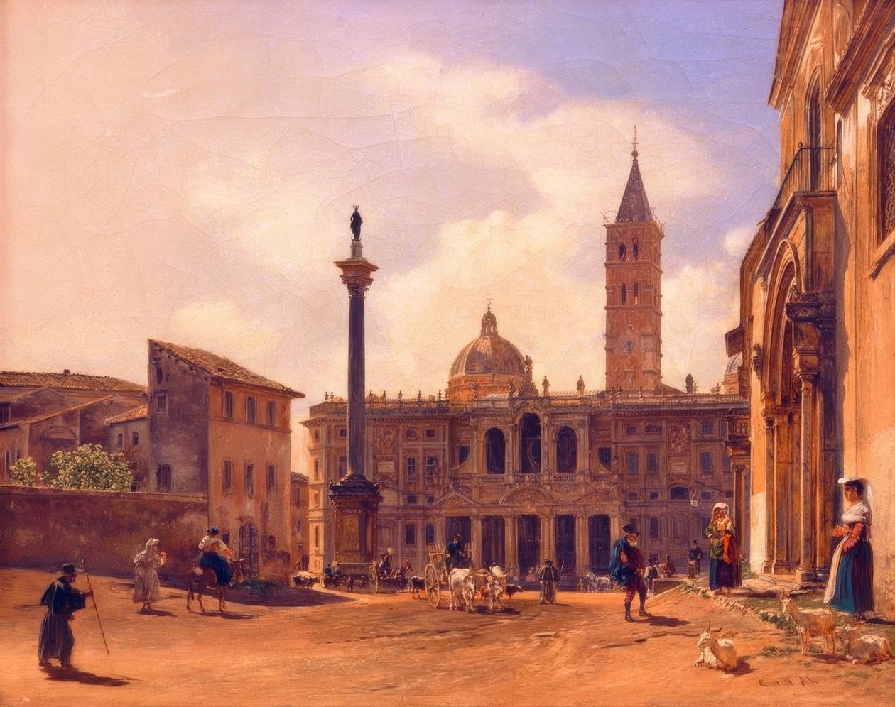 Piazza di S. Maria Maggiore in Rom بواسطة رودولف من البديل