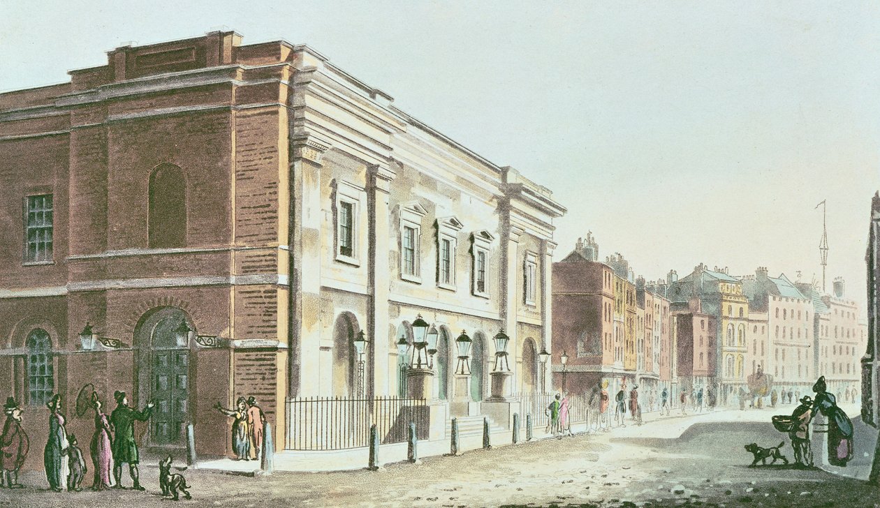 مسرح نيو دروري لين ، 1812 بواسطة رودولف أكرمان