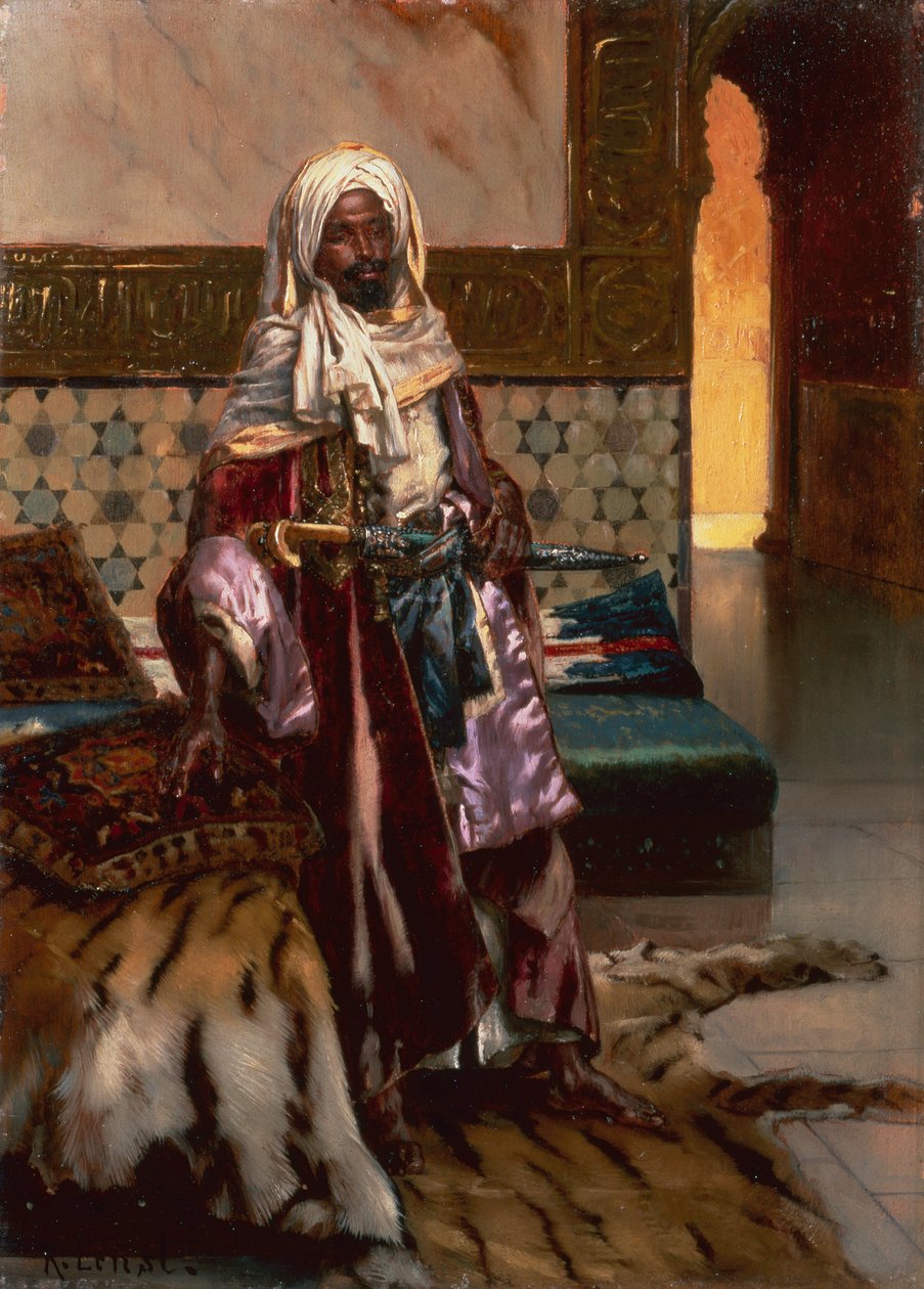 الحرس النوبي (زيت على ظهر السفينة) بواسطة رودولف إرنست