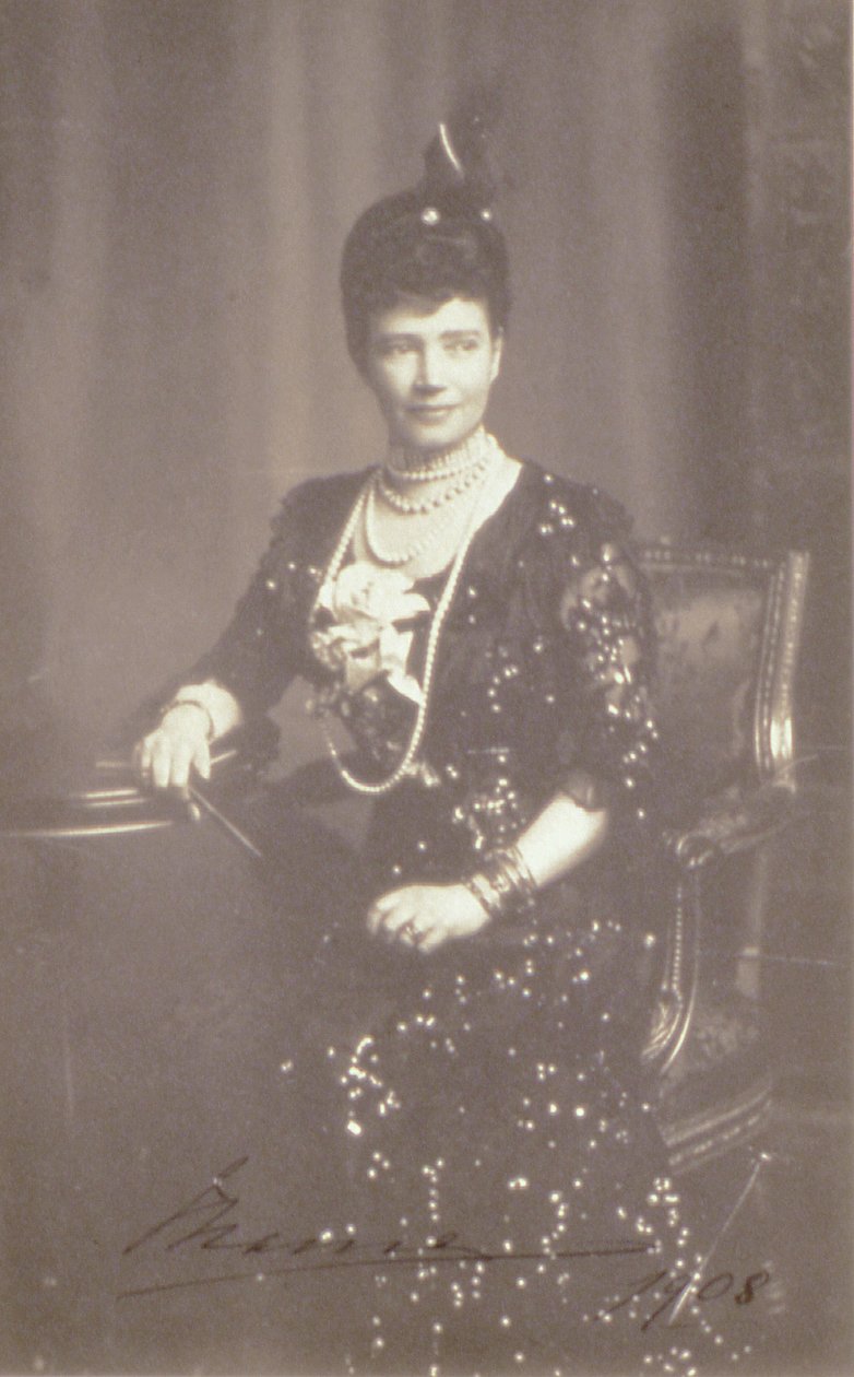 صورة الإمبراطورة ماريا فيودوروفنا ، 1908 بواسطة مصور روسي