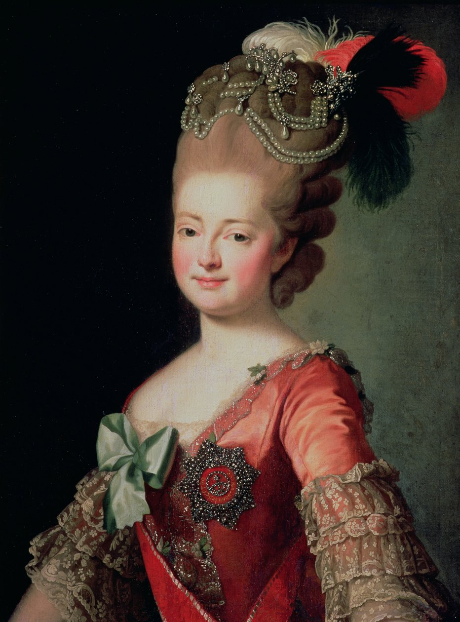 صورة ماريا فيودوروفنا (1759-1828) بواسطة المدرسة الروسية