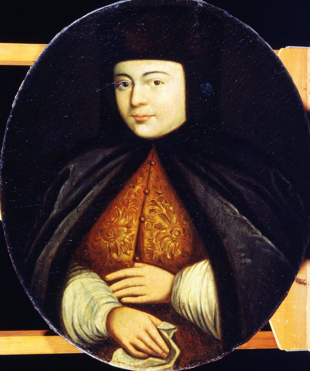 صورة ناتاليا كيريلوفنا ناريشكينا (1651-94) بواسطة المدرسة الروسية