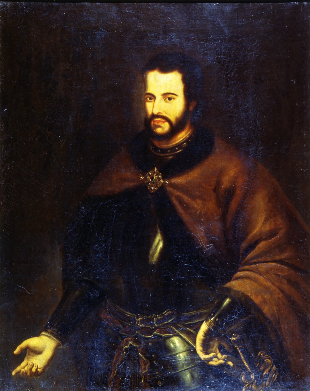 صورة القيصر إيفان الخامس أليكسيفيتش (1666-96) بواسطة المدرسة الروسية
