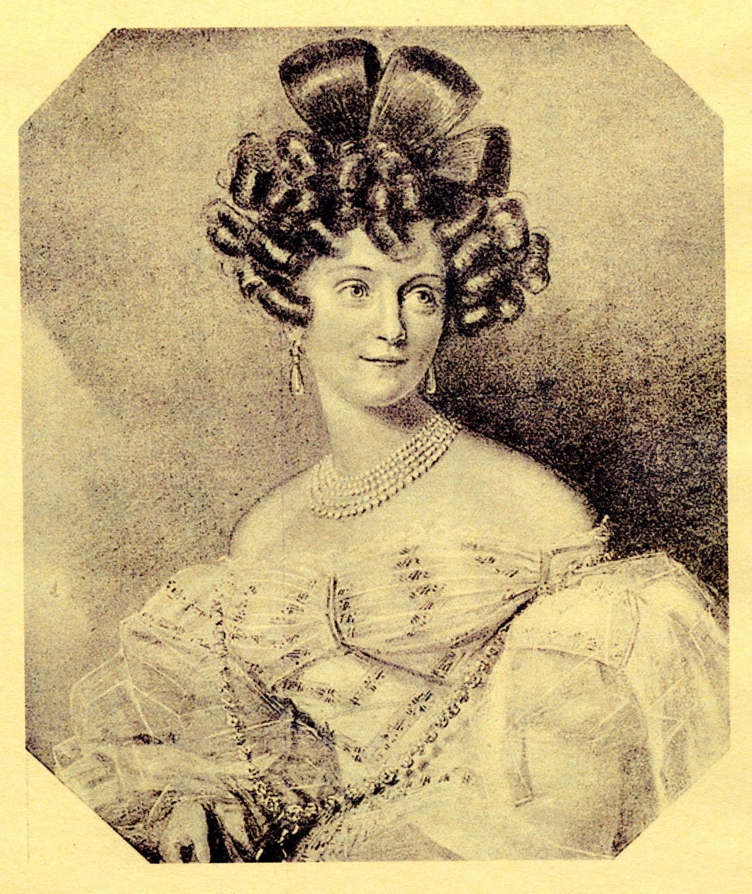 الأميرة كارولين زو ساين فيتجنشتاين ، c.1840 بواسطة المدرسة الروسية