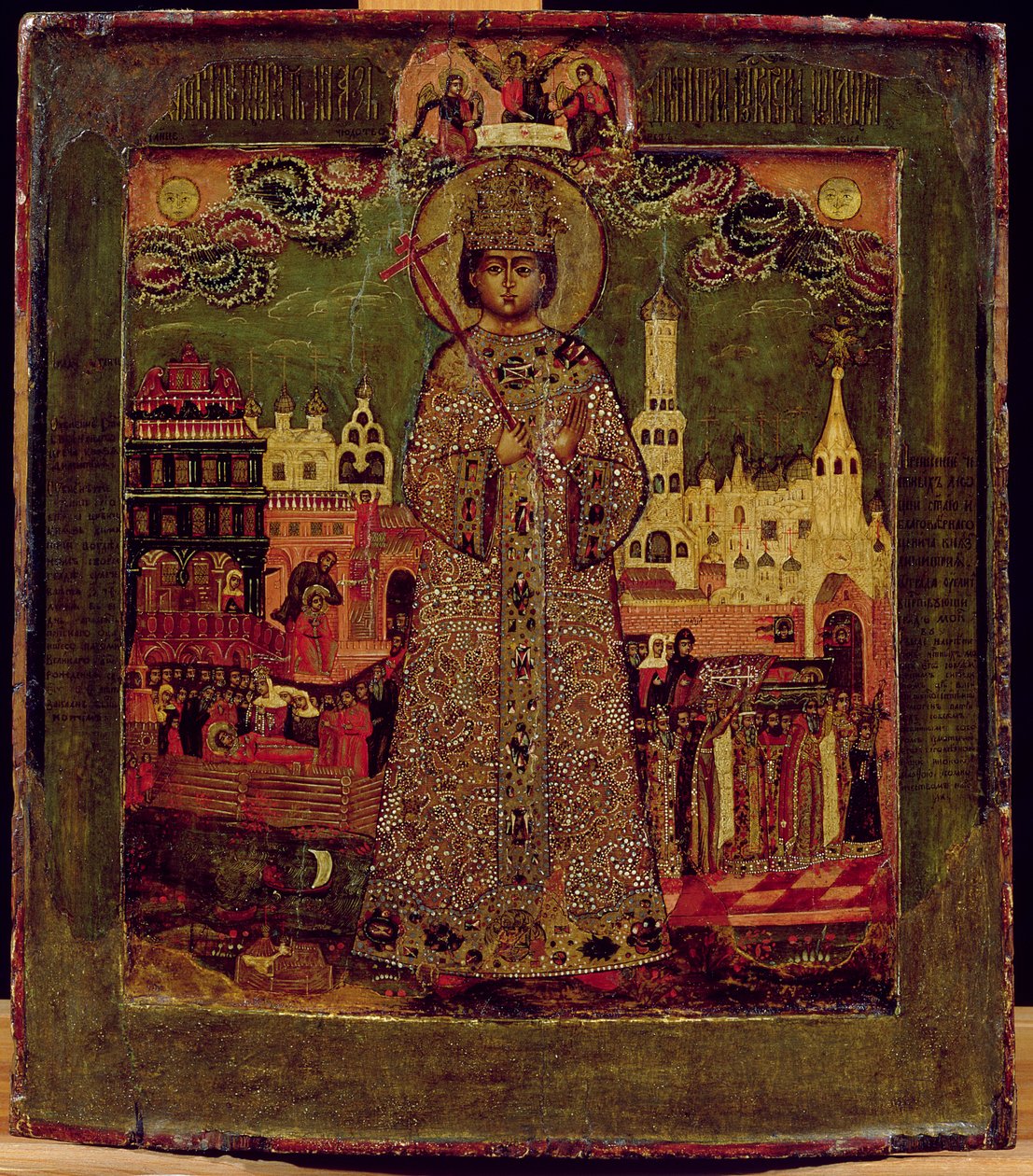 Tsarevitch Dmitry Ivanovich (درجة الحرارة على اللوحة) بواسطة المدرسة الروسية