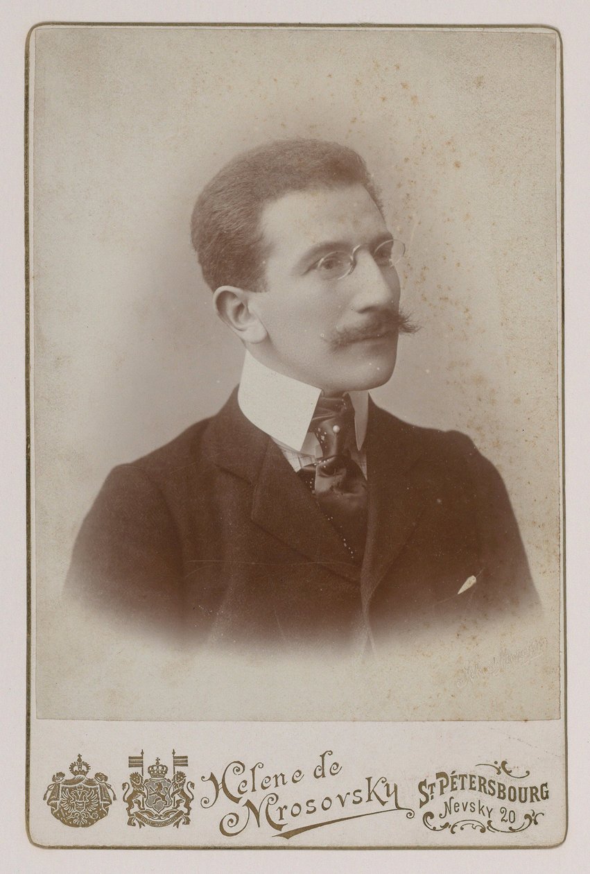 صورة للرسام ليون باكست (1866-1924) بواسطة مصور روسي