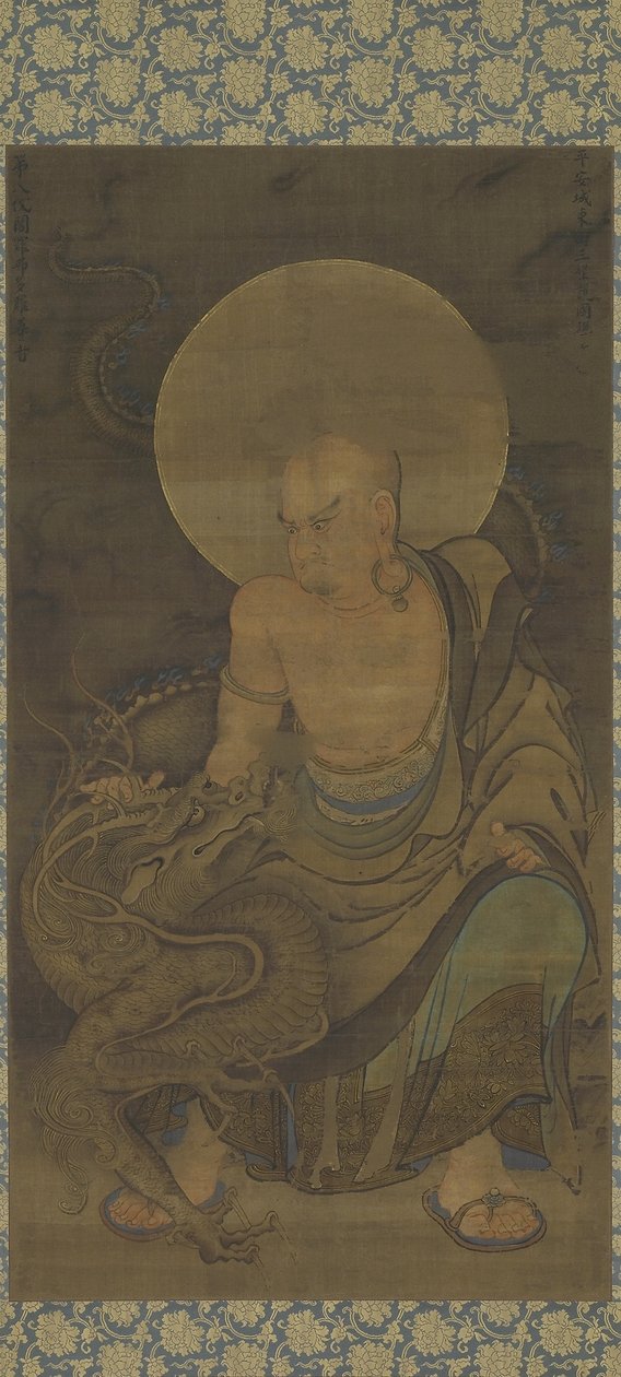 Arhat (Hottara Sonja - Vajraputra) فترة Nanbokucho ، منتصف القرن الرابع عشر (حبر ، لون وذهب على الحرير) بواسطة Ryozen