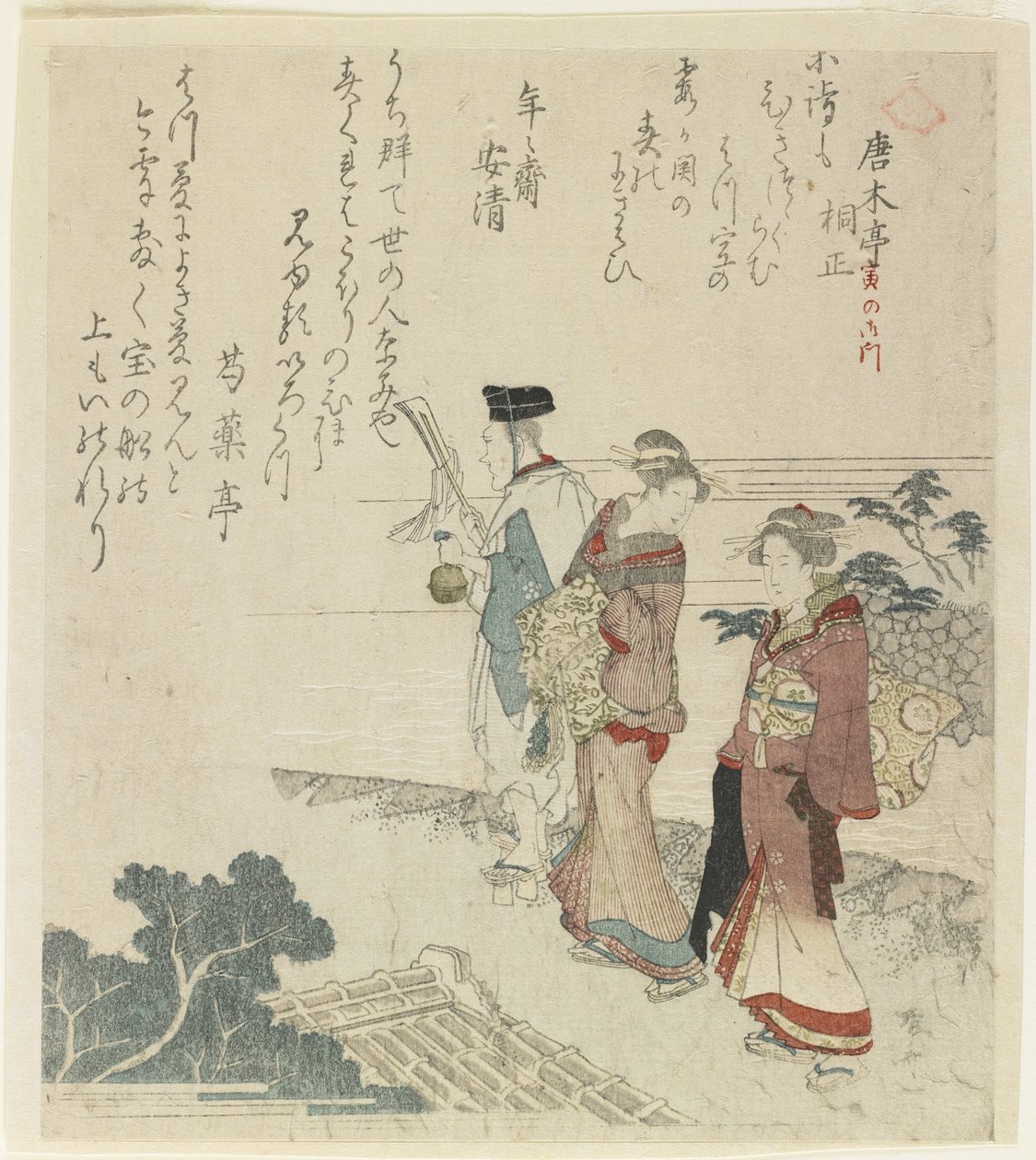 بوابة النمر ، 1818 بواسطة Ryuryukyo Shinsai