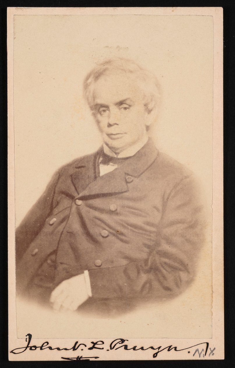 صورة لجون في إل جون فانشيك لانسينغ بروين 1811-1877 ، قبل عام 1877. بواسطة SJ طومسون