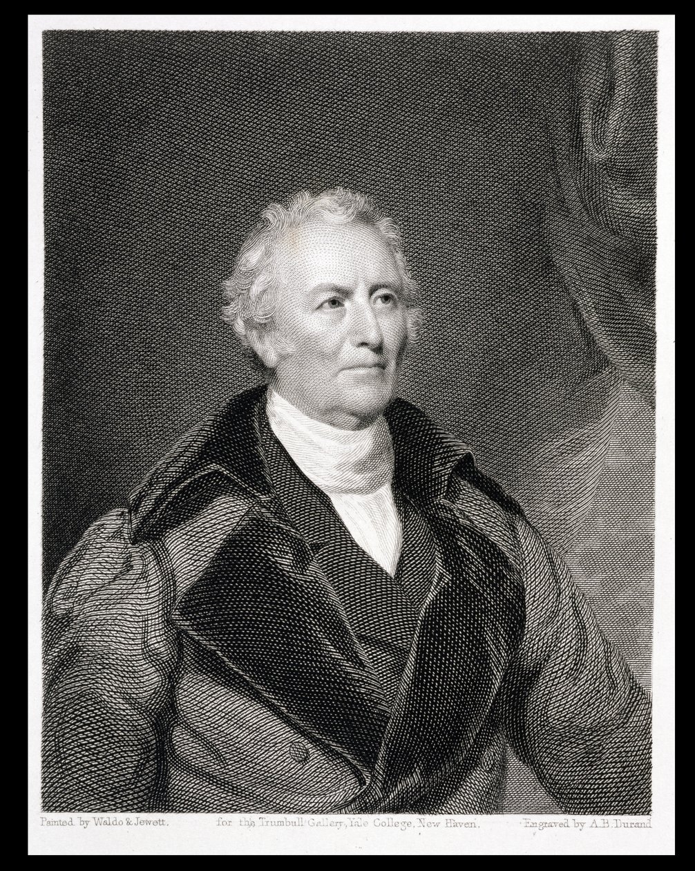 جون ترمبل (1756-1843) منقوش بواسطة Asher Brown Durand (1796-1886) بواسطة SL وجويت ، TOS والدو