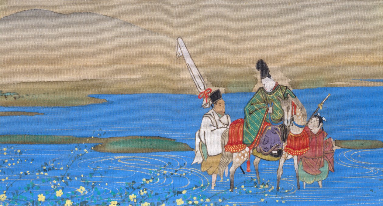 ذكر المحامي على نهر عبور الخيل ، c.1839 بواسطة ساكاي أوو
