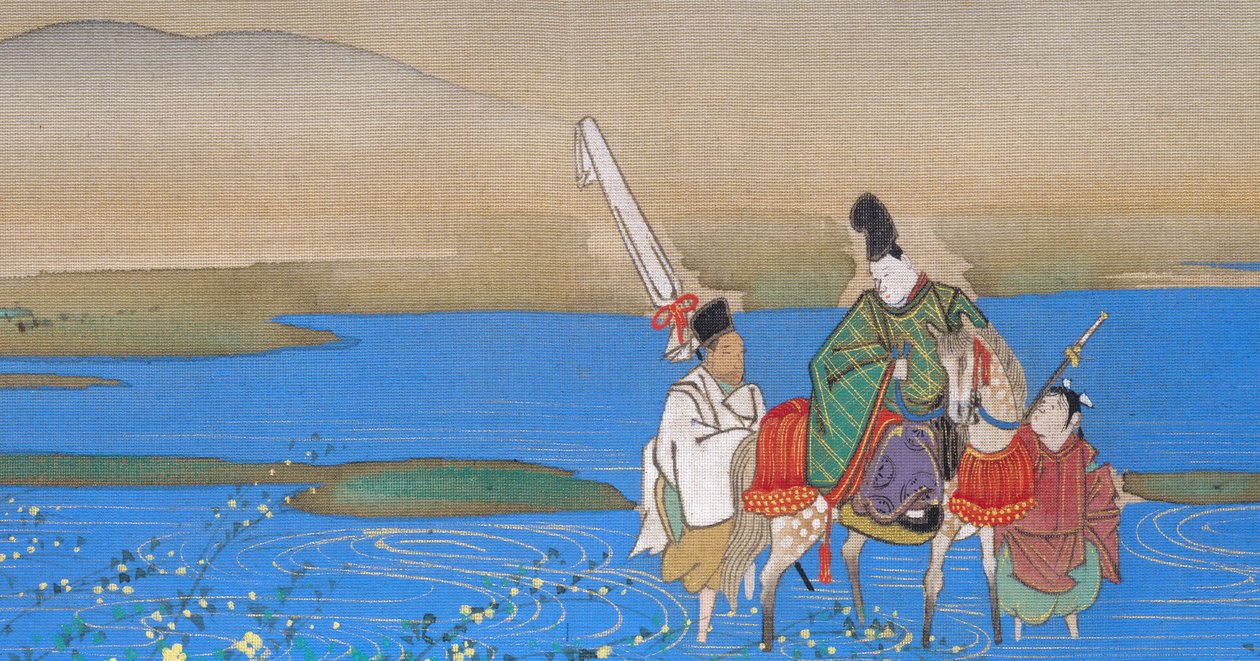 ستة جوهرة الأنهار Mu-Tamagawa ، حوالي 1839. بواسطة ساكاي أوو