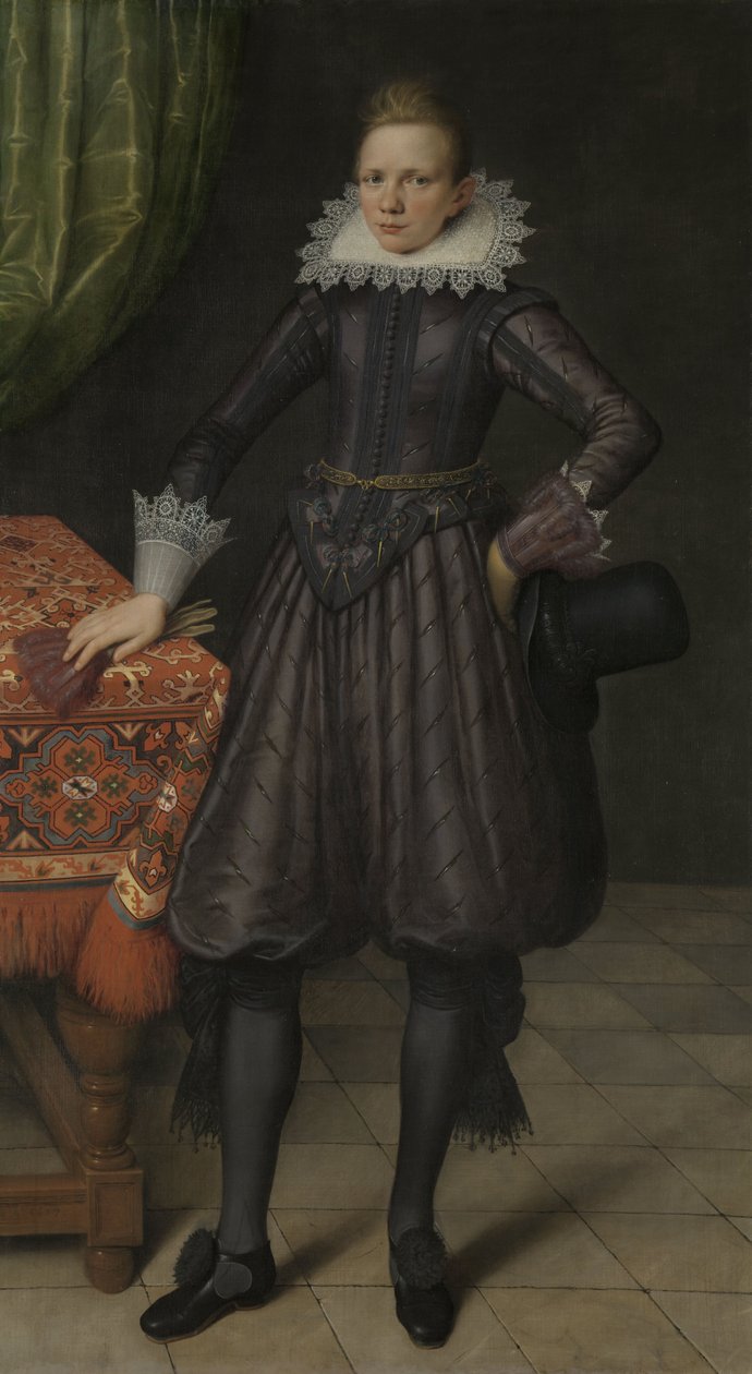 صورة لشاب ، ربما بيتر كورتن (1599-1624) بواسطة سليمان مسداش