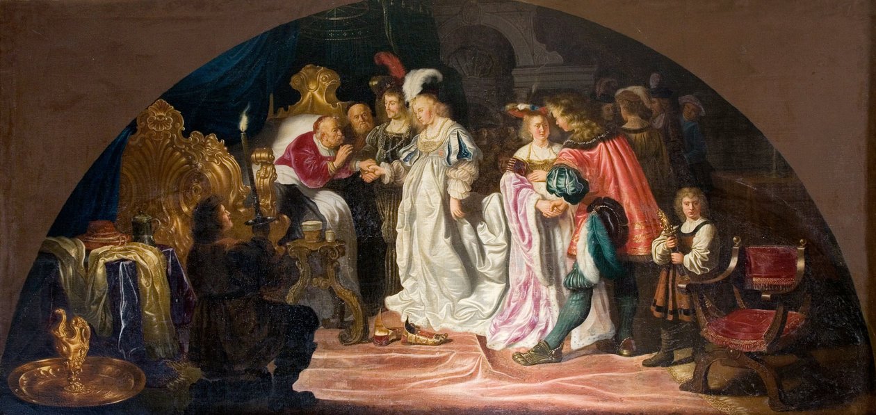 لوحة السقف من قلعة Kronborg الدنمارك ، c.1642 بواسطة سالومون كونينك
