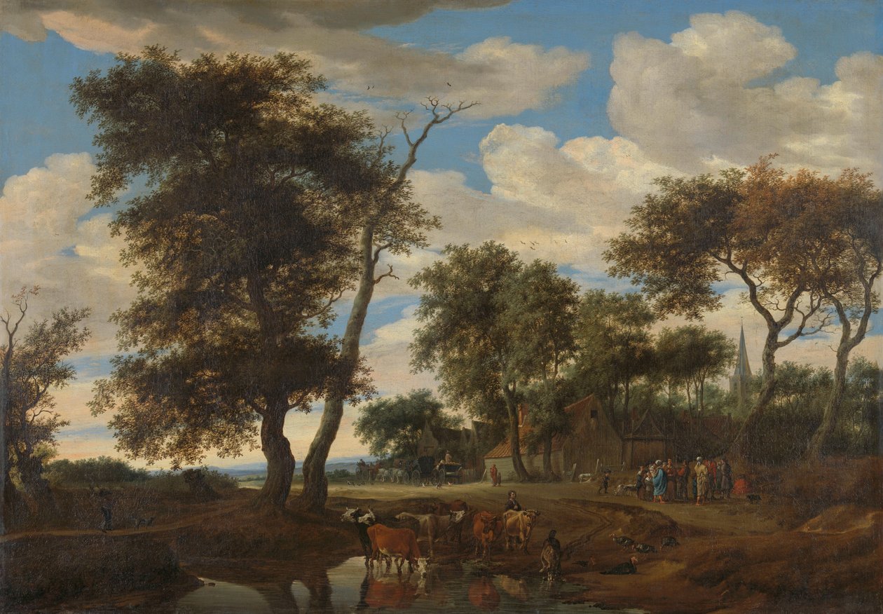  بواسطة Salomon van Ruisdael أو Ruysdael
