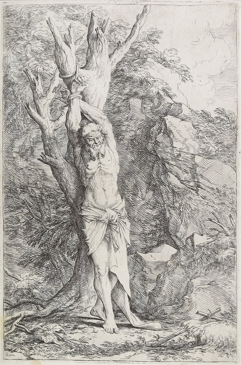 ألبرت ، (معاناة التكفير الذاتي) ، 1662-1663 بواسطة سلفاتور روزا