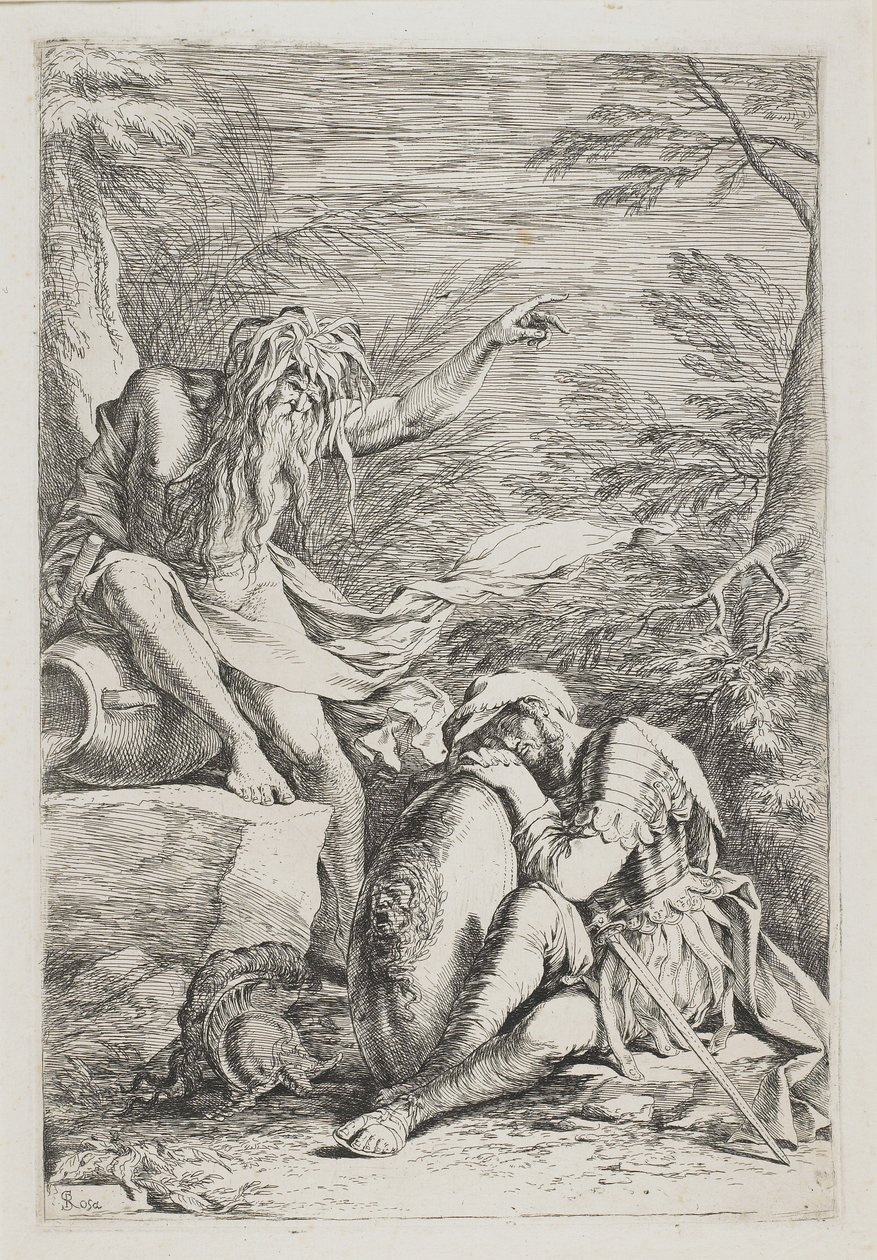 حلم أيناس ، ج. 1663-1664 بواسطة سلفاتور روزا