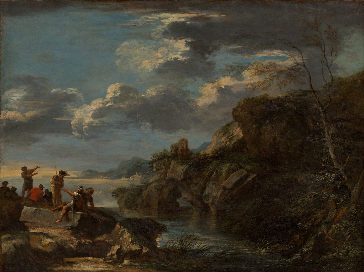 قطاع الطرق على ساحل روكي ، 1655-1660. بواسطة سلفاتور روزا