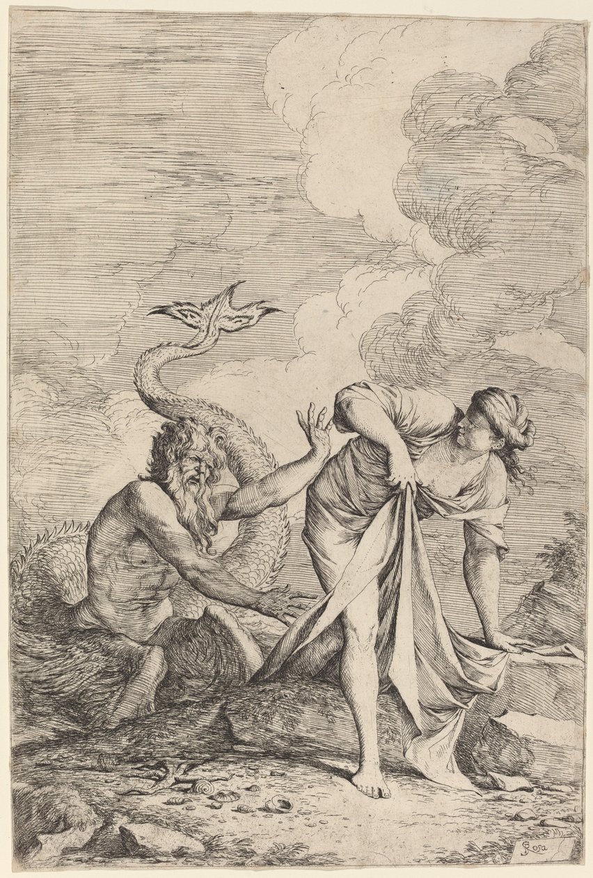 Glaucus و Scylla بواسطة سلفاتور روزا