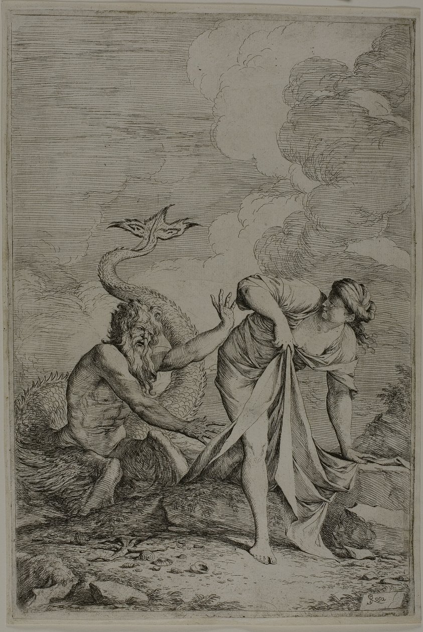 Glaucus و Scylla بواسطة سلفاتور روزا