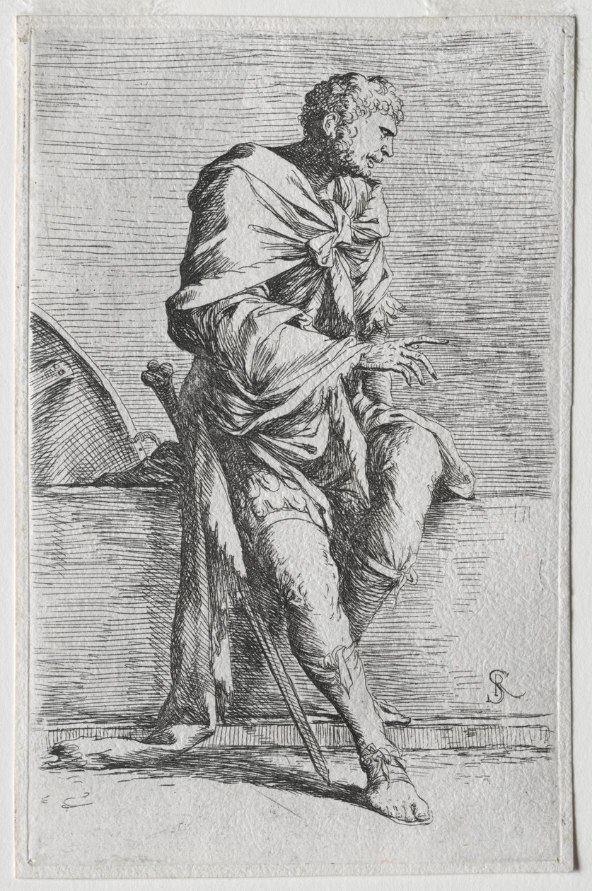 سلسلة التمثال: فيجورينا ، 1656-57. بواسطة سلفاتور روزا