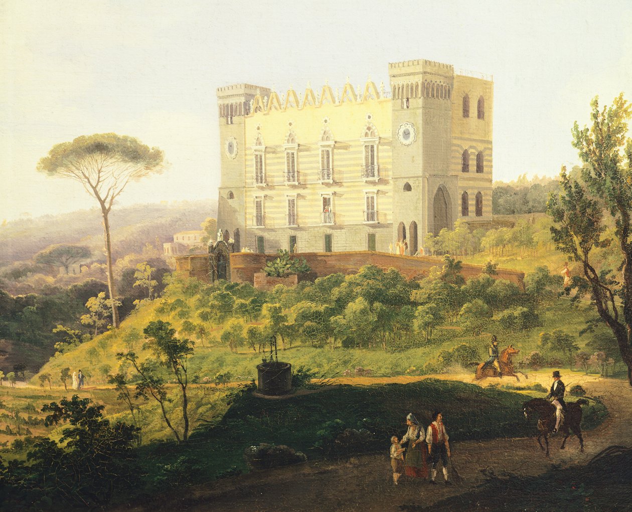 فيلا روفو في كابوديمونتي ، بقلم سالفاتور فيرغولا (1799-1874) ، إيطاليا بواسطة سالفاتور فيرغولا