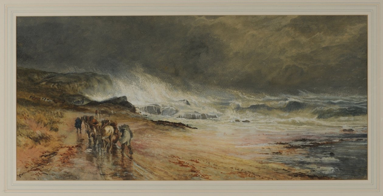 عاصفة على فيرث ، 1874 (مرحاض على ورق) بواسطة صموئيل بوغ