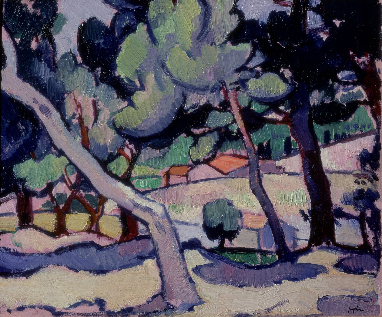 المناظر الطبيعية كاسيس في منتصف الربيع ، 1913 بواسطة صموئيل جون بيبلوي