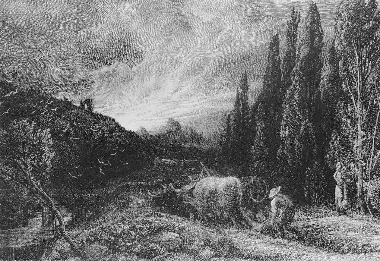 The Plowman المبكر ، 186179 بواسطة صموئيل بالمر