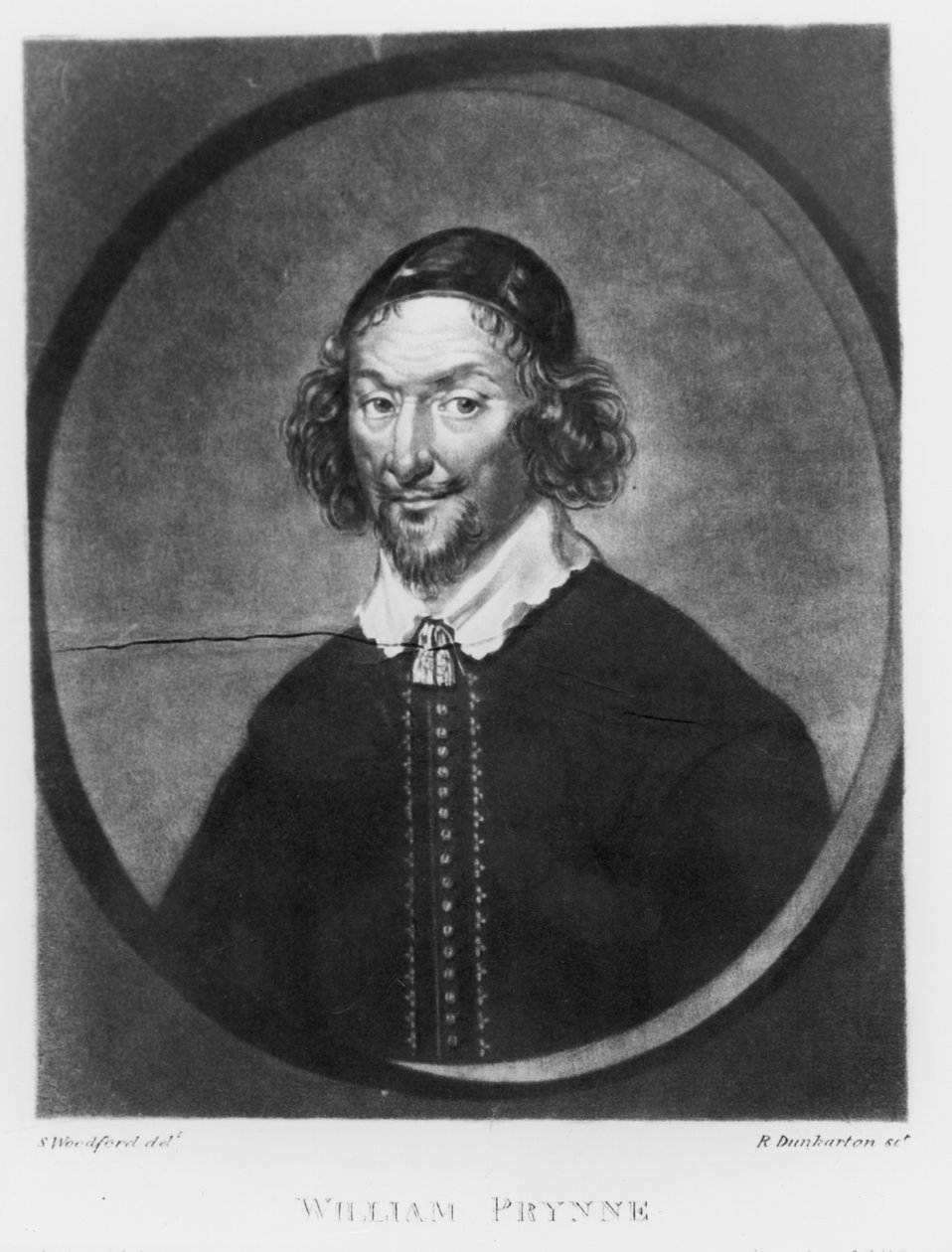 ويليام برين (1600-69) رسم توضيحي من "صور الشخصيات اللامعة في التاريخ البريطاني" ، نقشها روبرت دونكارتون (1744-ج 1817) (mezzotint) بواسطة صموئيل وودفورد
