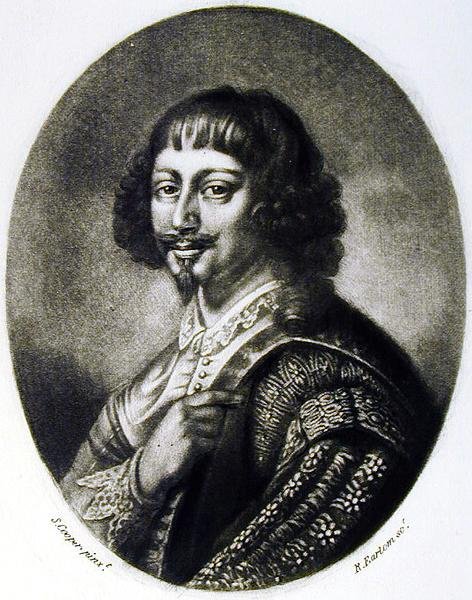 رسم توضيحي لإنديميون بورتر (1587-1649) من صور شخصيات لامعة في التاريخ البريطاني ، نقشها ريتشارد إيرلوم (1743-1822) (mezzotint) بواسطة صموئيل بعد كوبر