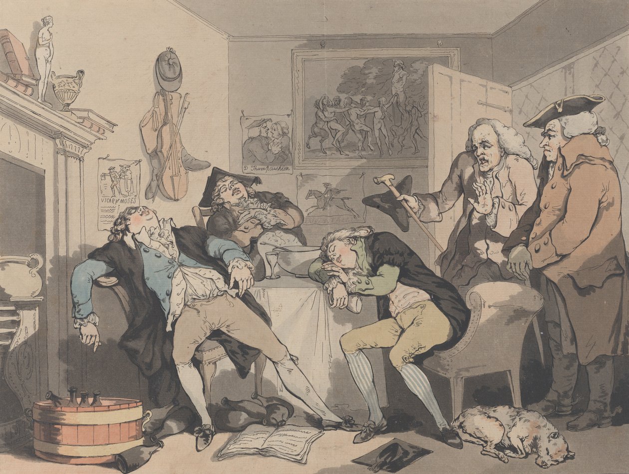 The Tempora ، The Mores !، 1799. بواسطة صموئيل الكين