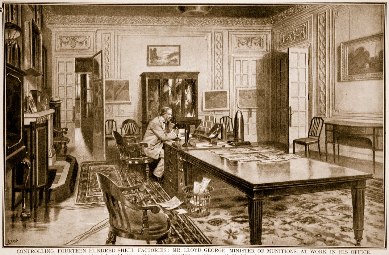 السيطرة على 1400 مصنع شل: السيد لويد جورج ، وزير الذخائر ، في العمل ، 1914-1919 بواسطة صموئيل بيج