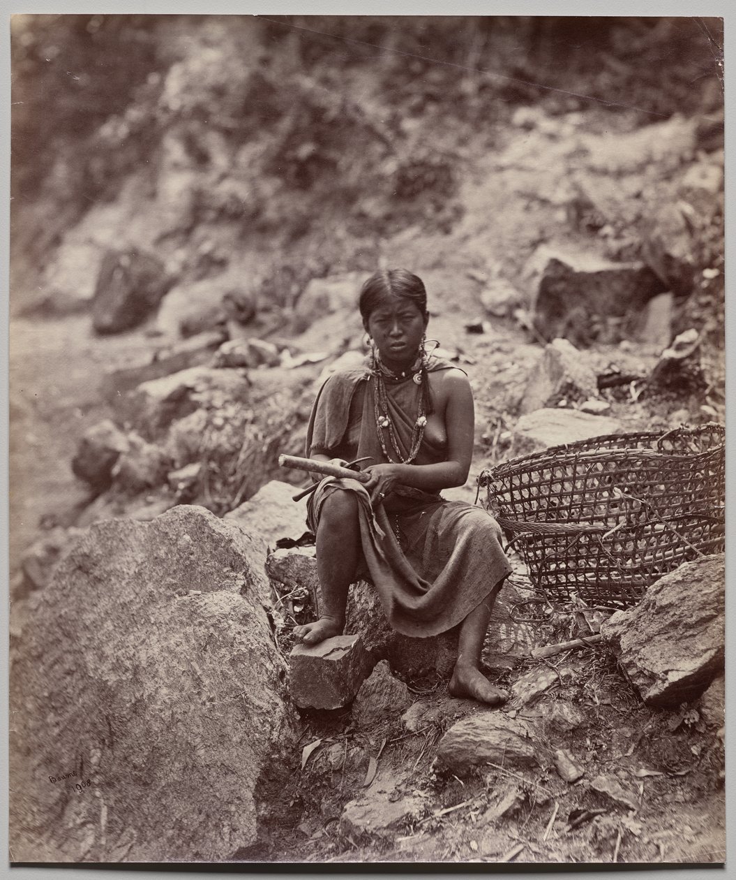 Lepcha Woman (number 1908) بواسطة صموئيل بورن