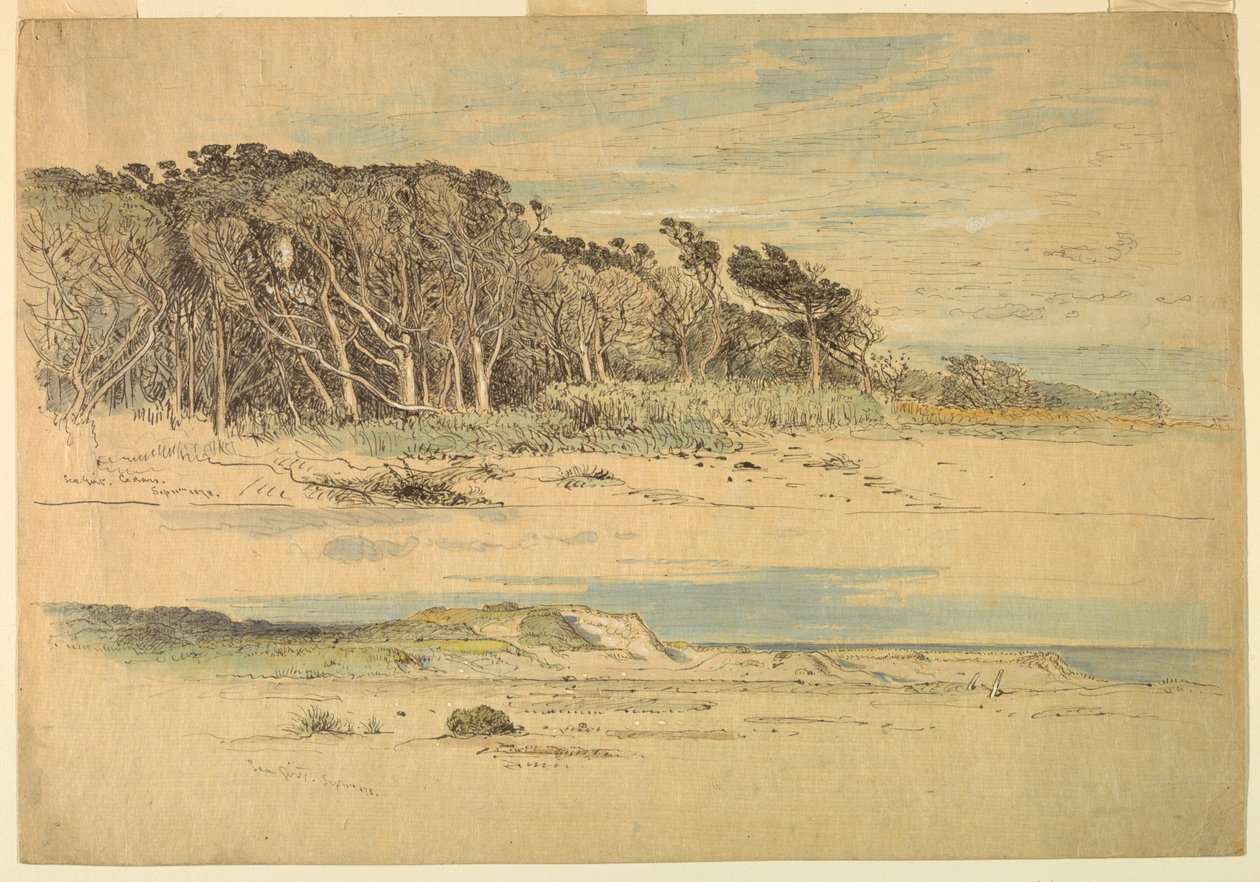 رسم، سي غيرت، نيو جيرسي، نيو جيرسي، 11 سبتمبر 1878 بواسطة صموئيل كولمان
